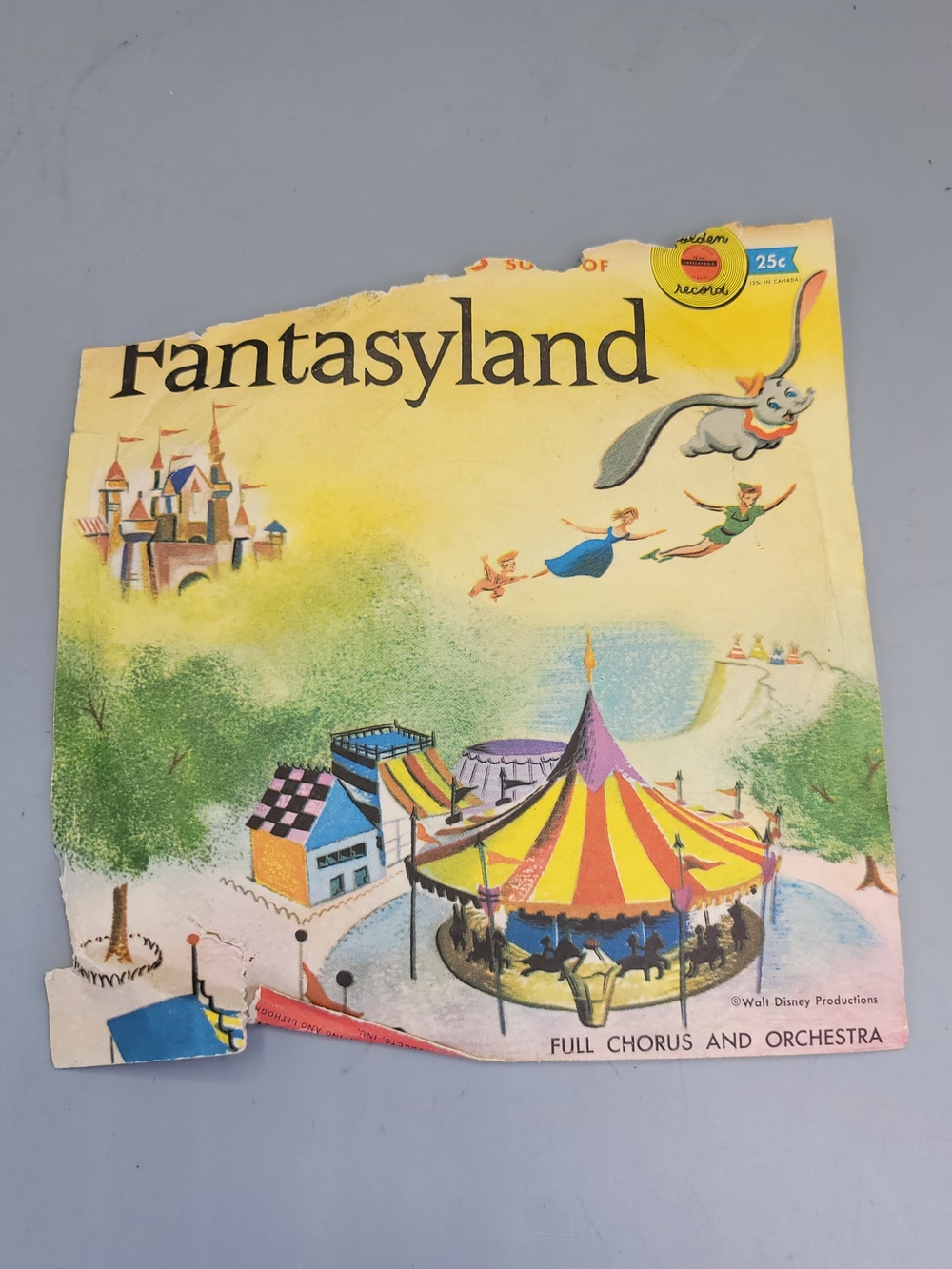 Vintage Little Golden Records Fantasy Island Vinyl